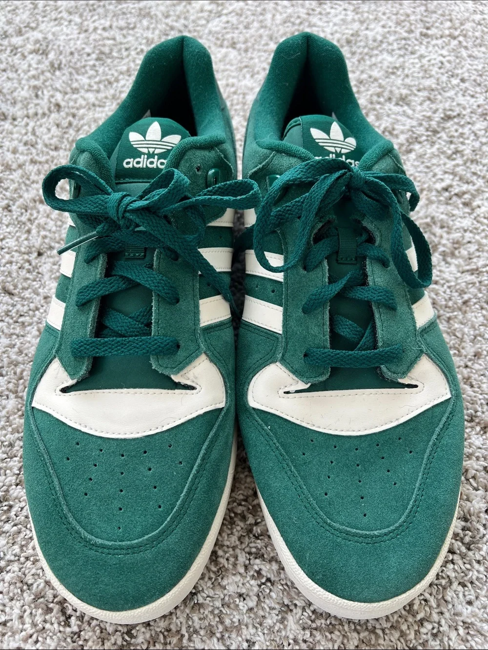 Adidas Originals Rivalry Low Classic Men Sneaker In Collegiate Green Size 14